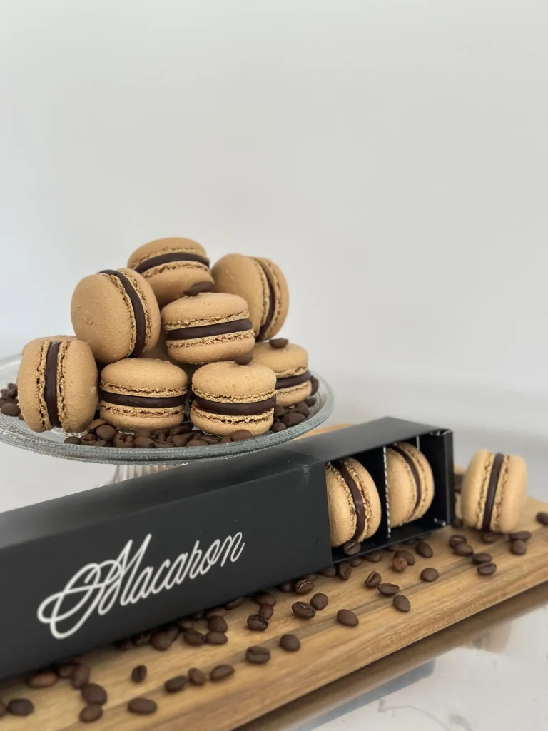Kávés Macaron
